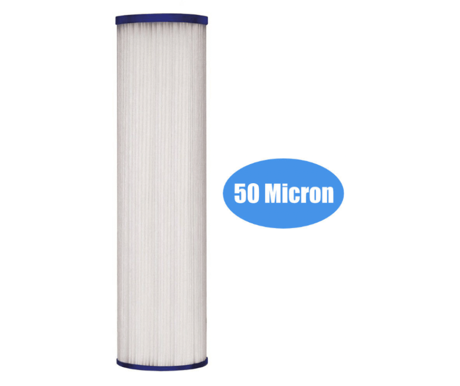 20" Pleated Water Filters - SET of 1