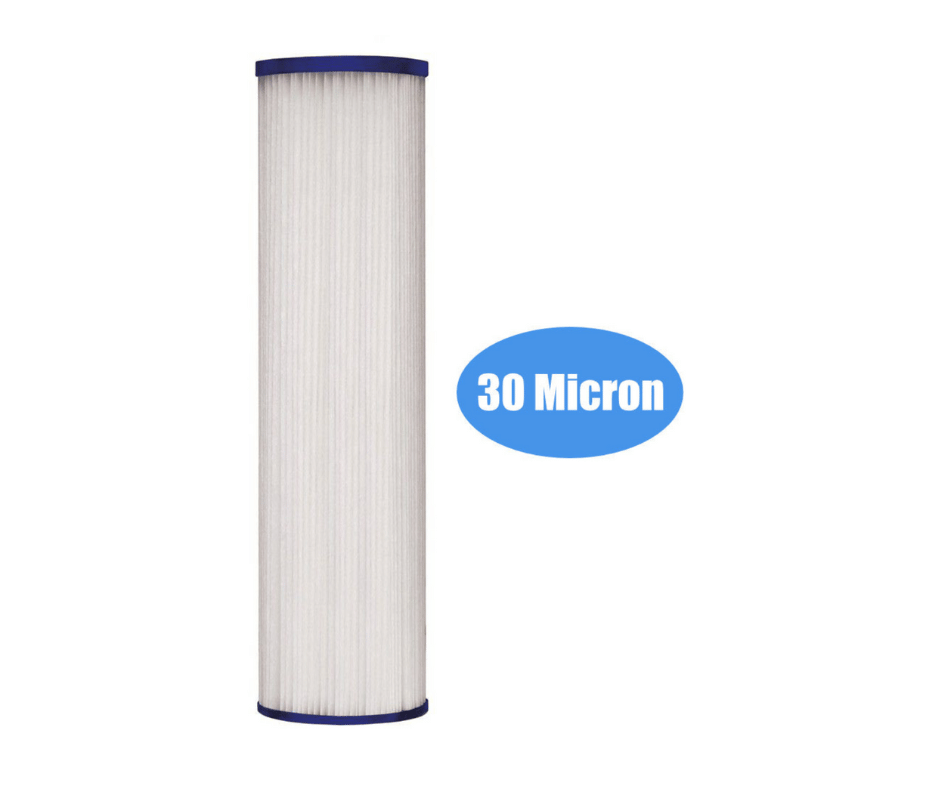 20" Pleated Water Filters - SET of 1