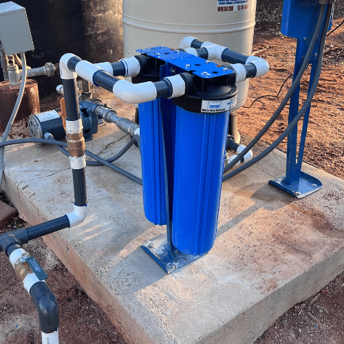 Pro-S2F - Double Filter Housing Floor Stand